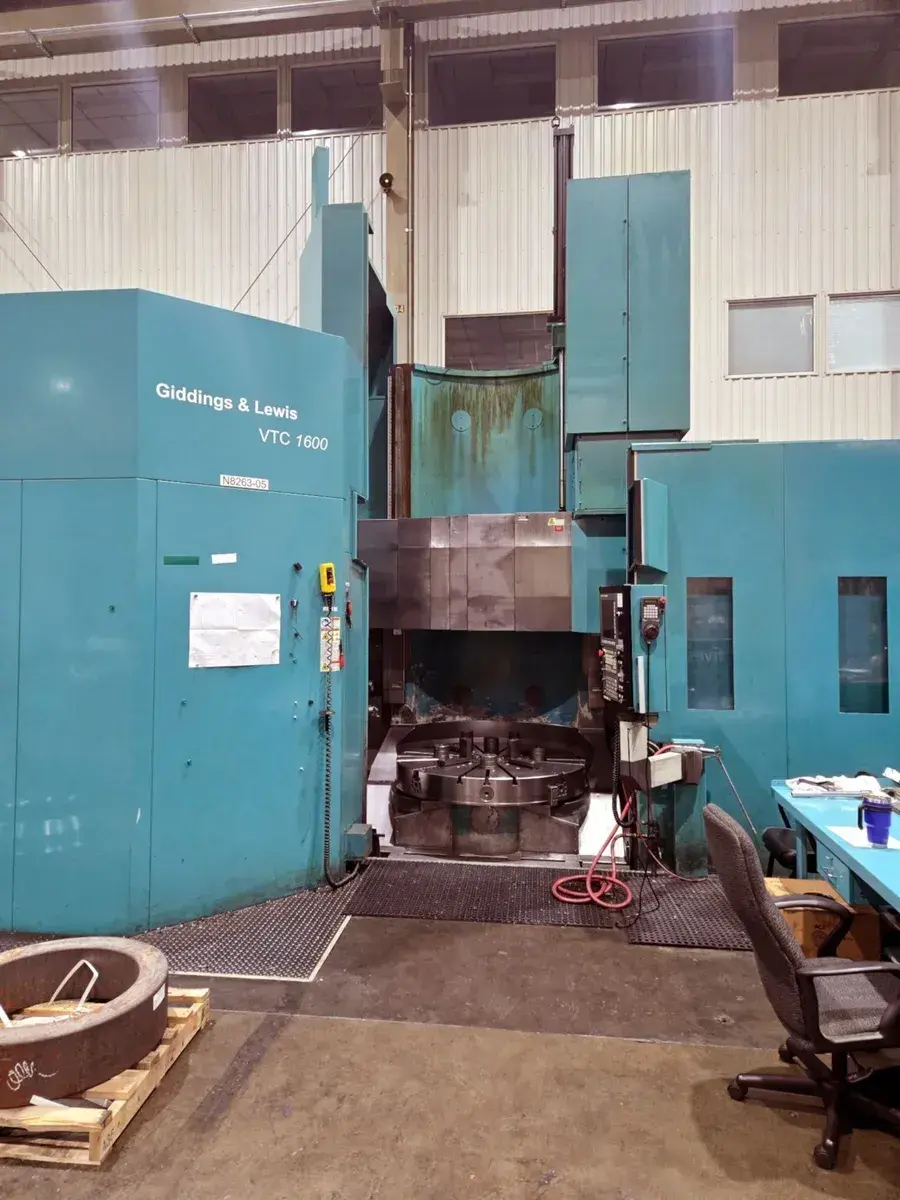 NEW GIDDINGS & LEWIS VTC 1600