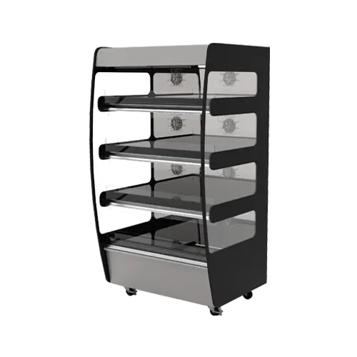 Flexeserve 38 3/5" Self Service Floor Model Heated Display Case - (4) Shelves, 208v (4T-1000C)