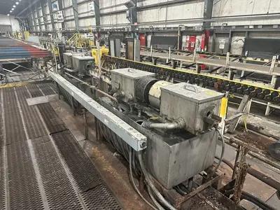 4" CAPACITY ULTRASONIC BAR & TUBE CONTINUOUS WASHER: STOCK #22589
