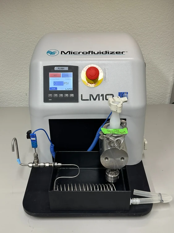 Used Microfluidics LM10 Homogenizers Missouri US | BioLabTek #805431