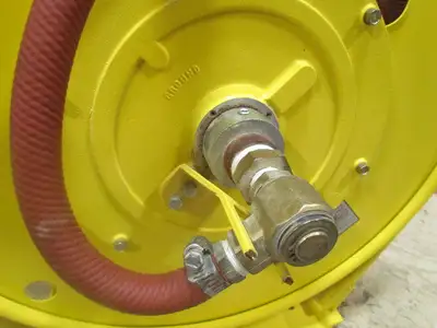 Aero-Motive Pow-R-Matic 200PSI Hose Reel 1/2"ID 50' Spring Return Heavy-Duty