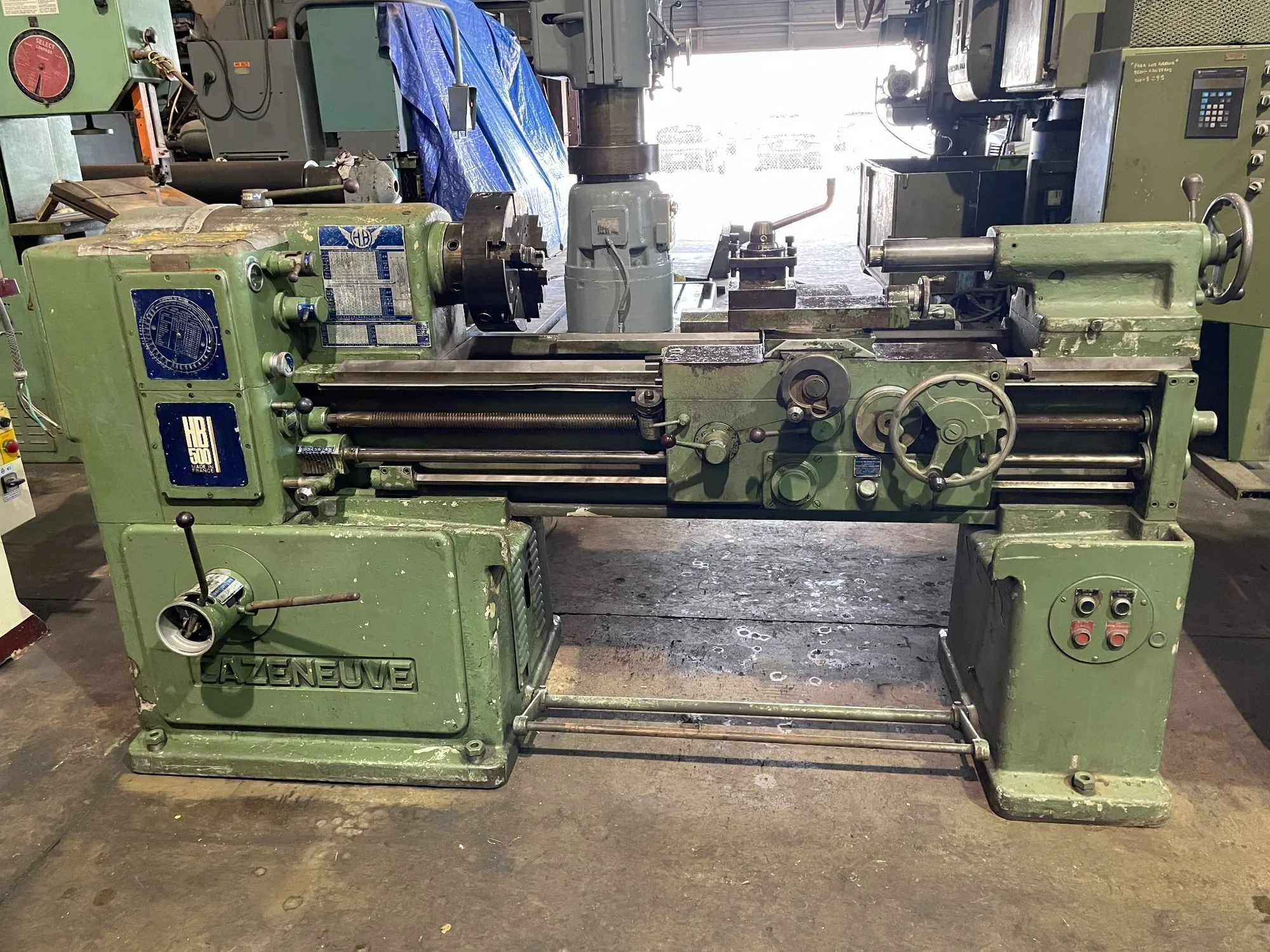 Used CAZENEUVE HB500 Engine Lathes Texas US | Harris Machine Tools, Inc. #1251403