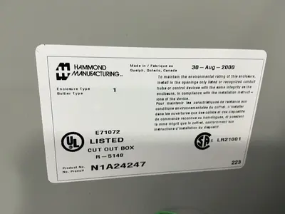 Used _UNKNOWN_ _UNKNOWN_ Electrical Panels Ohio US | HGR 24 #1518985