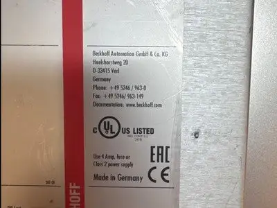 Used Beckhoff _UNKNOWN_ Automation Control (HMI) South Carolina US | Palmetto Automation #1566129