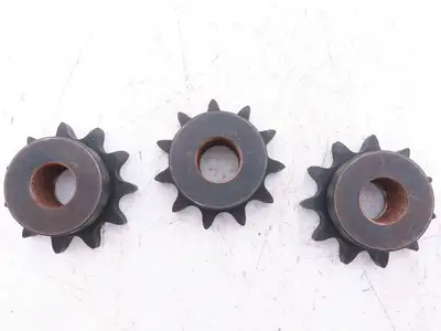 Martin 60B11 #60 Roller Chain Sprocket 11-Tooth 1" Threaded Bore  Lot of 3