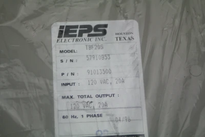 New | in-Stock IEPS TBF20S Surge Protectors California US | Davliegogo LLC #1707945
