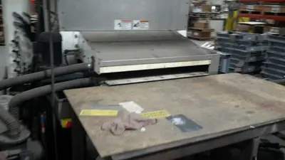 37" TIMESAVER - 3100 Series LYNX “Wet” Combination Belt/Brush Finishing Machine, Model 3121-13-04