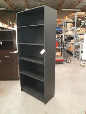 Custom Black Design storage Design Furniture Re-purpose 34"X"x16"X 80" 5 shelves
