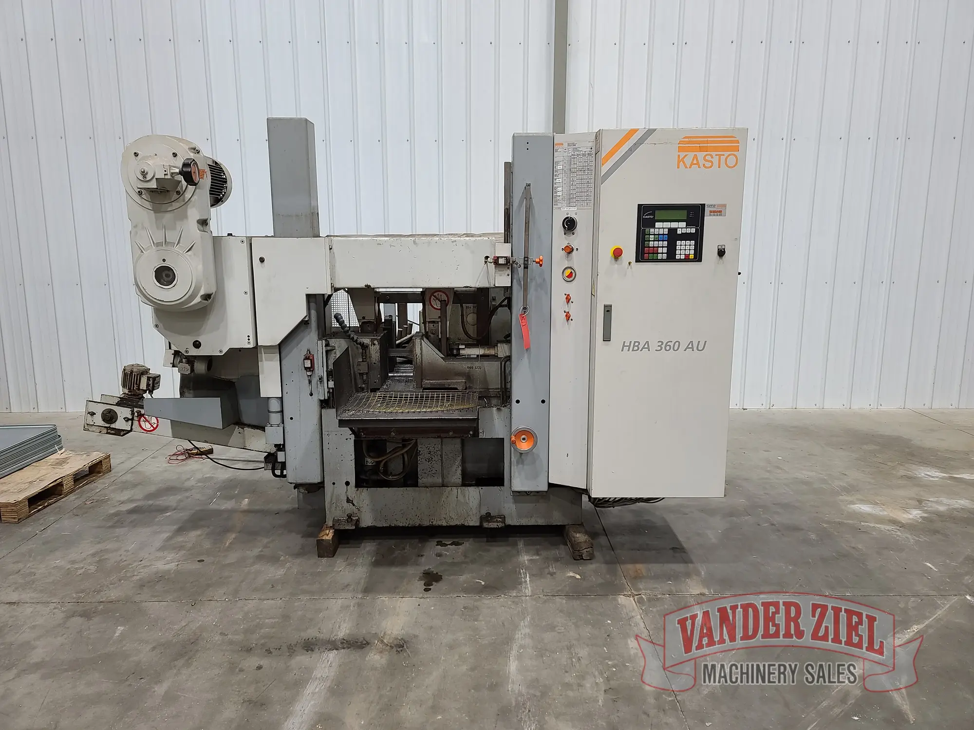Used KASTO HBA 360 AU Horizontal Band Saws Michigan US | Vander Ziel Machinery Sales #480508