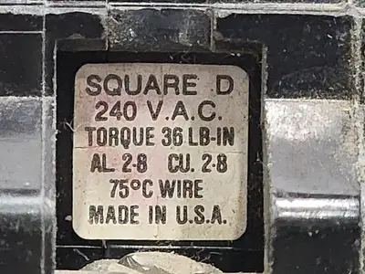 USED SQUARE D QOB360
