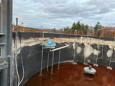 AQUA SBR FLOATING DECANTER FOR LARGE CLARIFIER BUBBLER SYSTEM