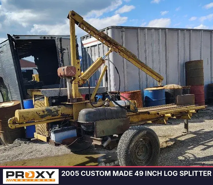 Used 2005 CUSTOM MADE 49 INCH LOG SPLITTER Skid Steer Log Splitters Michigan US | Proxy Equipment #1426001