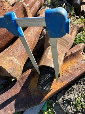 Used AFTERMARKET 12-1/2" TO 13" CABLE TOOL CHISEL TYPE Tool Bits Pennsylvania US | East West Machinery & Drilling #1417336