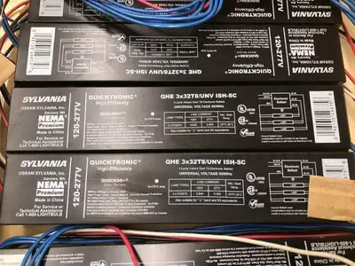 OSRAM Sylvania QHE 1X32T8/UNV PSX-MC Programmed Rapid Start T8 Ballast -NIB of 6