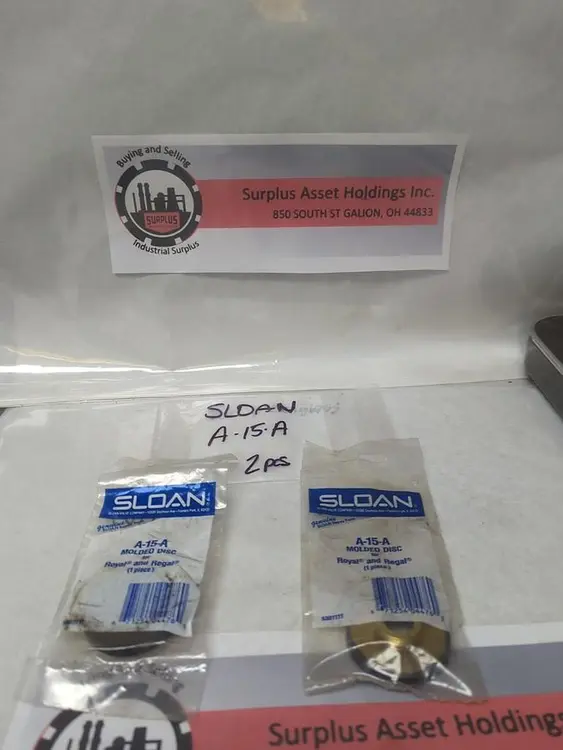 New | in-Stock SLOAN A-15-A Misc Electrical & Power Parts | Surplus Asset Holdings #1216325