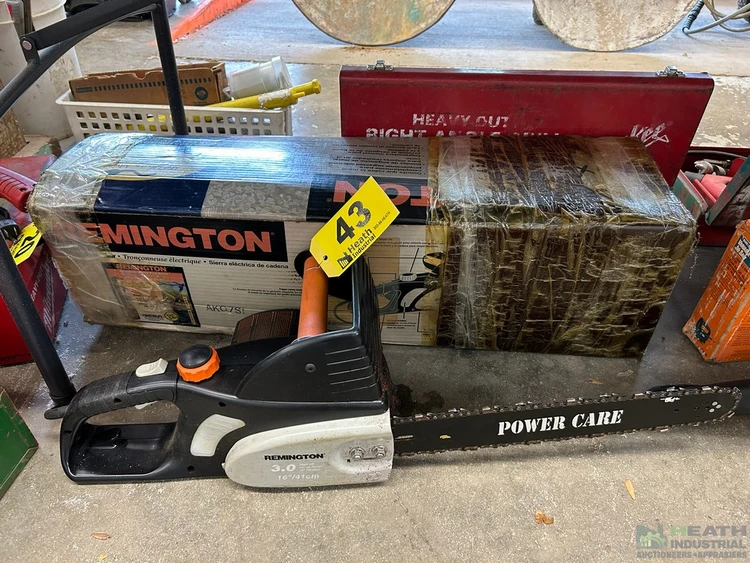 Used _UNKNOWN_ REMINGTON 16" 3 HP ELECTRIC CHAINSAW Chainsaws (Landscaping) Illinois US | Heath Industrial Auction Services #1383939