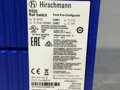Used 2018 HIRSCHMANN RS20 Network Switches Ohio US | HGR 24 #1549974