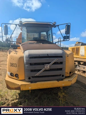 Used 2008 VOLVO A25E Articulated Dump Trucks Louisiana US | Proxy Equipment #1545563