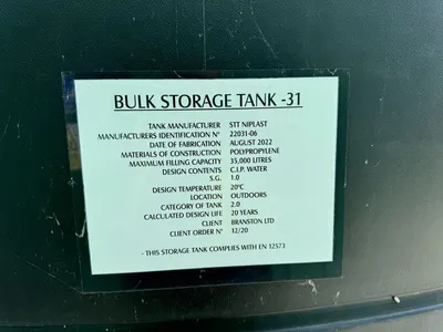 Used 2022 STT Nilplast 35,000 Litre Aluminum  Tanks GB | Perry Equipment #1517081
