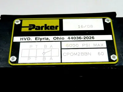 NEW PARKER CPOM2BBN CHECK VALVE 5000PSI