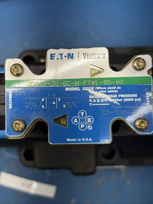 New | in-Stock Eaton F3DG5V8S2CTMFTWLB10 Valves/Fittings Indiana US | J&J Industrial Supply #1354724