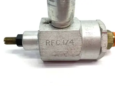 USED FLAIR-LINE RIGHT ANGLE FLOW CONTROL VALVE