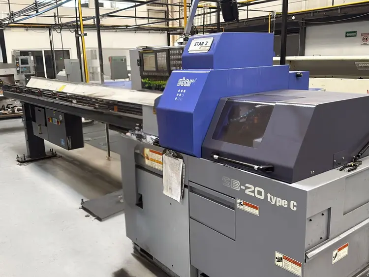 Used 2010 STAR SB20R/C Swiss Type Automatic Screw Machines Florida US | Machinery Resources International #666659