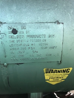 Speedaire  10HP Piston Type Air Compressor