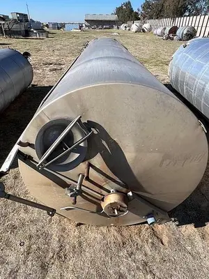 Tank, 8,600 Gallon, S/st, Storage Tank, 94" x 24' high #S744776