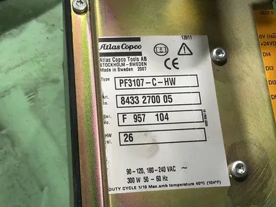 Used 2007 ATLAS COPCO PF3107CHW Tooling & Accessories (Other) Ohio US | HGR 24 #1446028