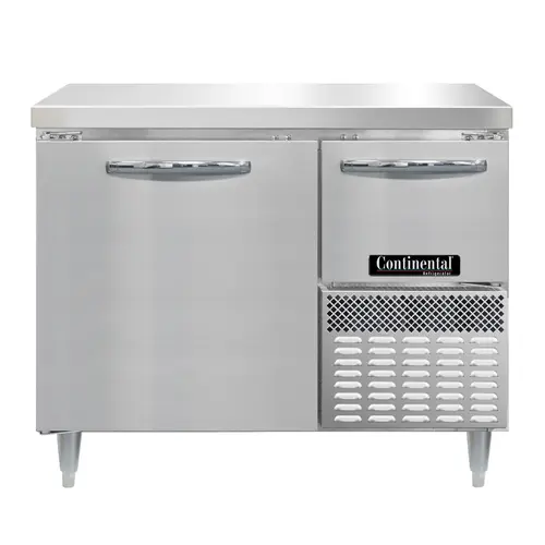 Continental DRA43NSS 43" Worktop Refrigerator W/ (2) Sections, 115v