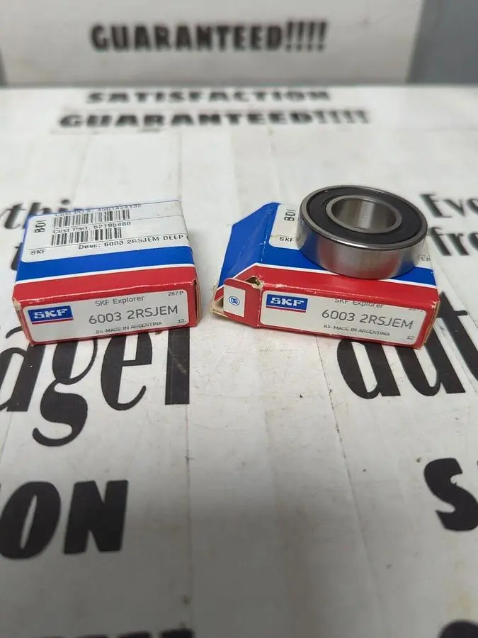 New | in-Stock SKF 6003-2RSJEM Bearings | Surplus Asset Holdings #1191338