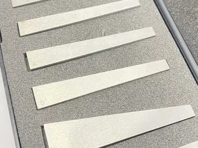 USED VALUE COLLECTION 1 TO 30 DEGREE ANGLE 3" LONG STEEL ANGLE BLOCK SET