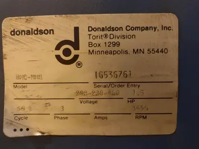 USED DONALDSON TORIT DMC-MMB