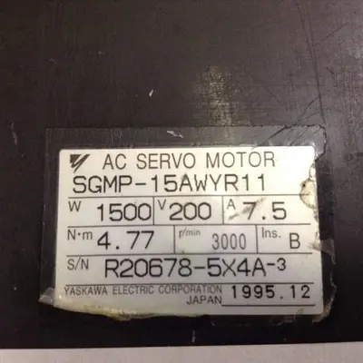 USED YASKAWA SGMP-15AWYR11