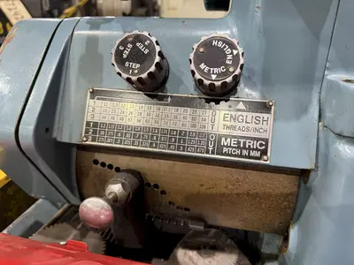 11" X 18" SHARP MODEL #H1118 PRECISION LATHE W/ ENGLISH & METRIC: STOCK #23758