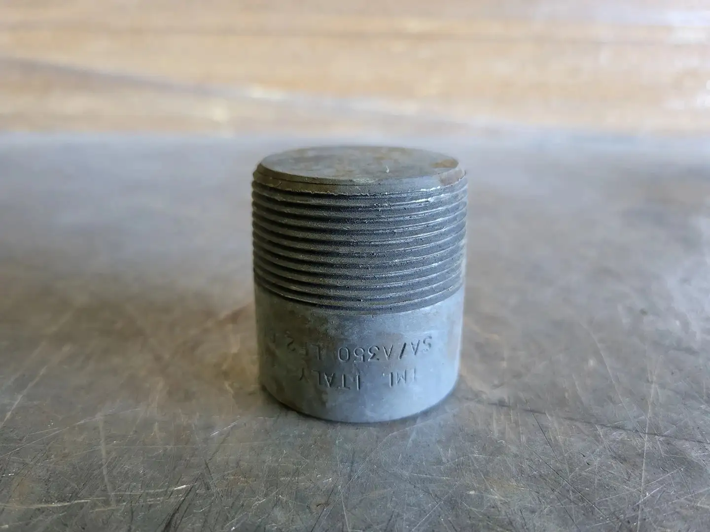1-1/2" Threaded Round Head Plug B16, SA/A350 LF2 C1
