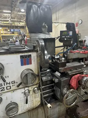1980 LANSING 18/26"" x 120"  G20 Big Bore Engine Lathe (14664) LATHES, ENGINE_See also other Lathe Categories | Machinery International LLC (5)