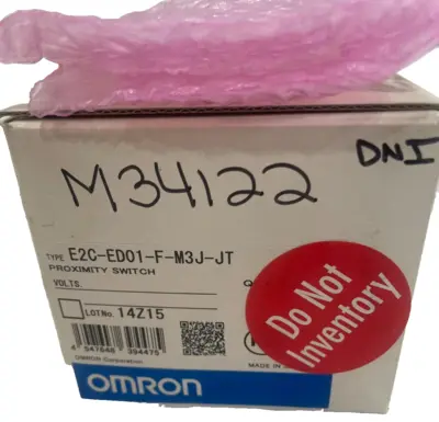 NEW OMRON E2C-ED01-F-M3J-JT PROXIMITY SWITCH E2CED01FM3JJT