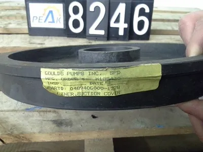 Goulds Liner, Suction Cover, Stuffing Box Cover, size 12"