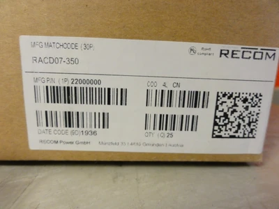 NEW RECOM RACD07-350