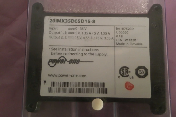 Used POWER ONE DC/DC CONVERT DUAL 5V 15 Power Supplies Arizona US | ASSET CONVERSION SPECIALISTS, INC. #306163