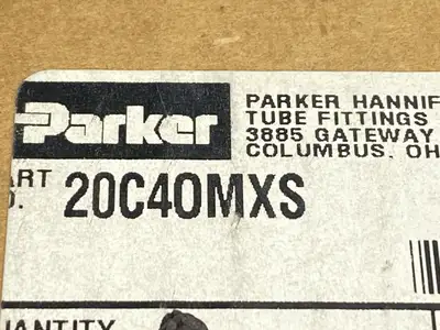 20C4OMXS | Parker  Triple-Lok 37 Degree Elbow JIC Fitting 1-1/4" x 1-1/4" - New Other