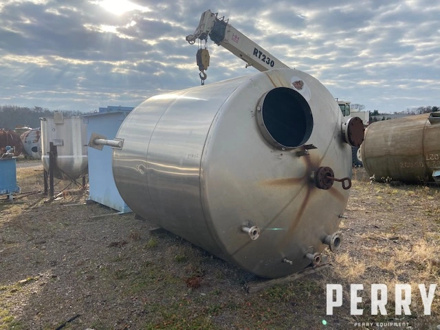 Stainless Steel Storage Tank 3000 Gallon Stainless Steel Tanks | Perry Equipment