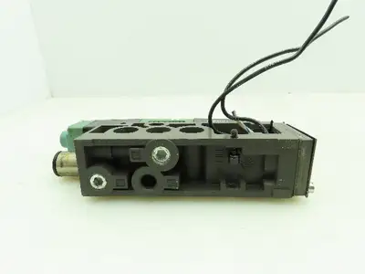 Numatics 082SS415M046P61 Double Acting Solenoid Valve Base 225-369B 24VDC