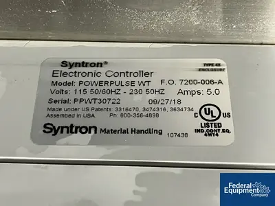 USED Sturtevant 2" Sturtevant Micronizer Jet Mill, S/S