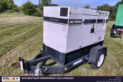 Used 2015 MULTIQUIP WHISPERWATT DCA-25SSIU4F Portable Generators Wisconsin US | Proxy Equipment #1385028
