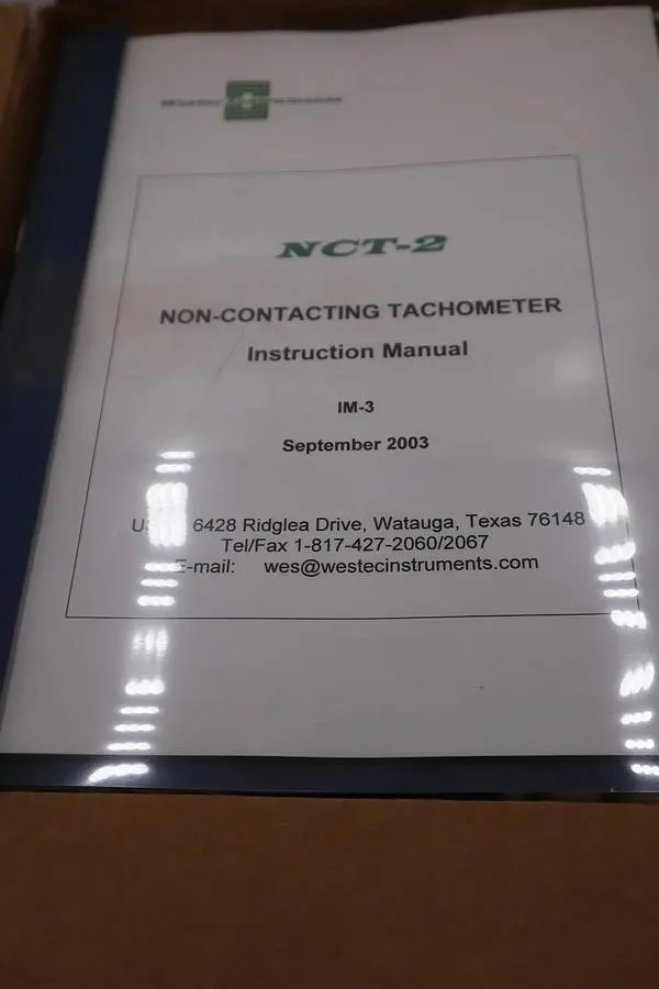 MILLTRONICS NCT-2 NON-CONTACTING TACHOMETER - STOCK GF1032