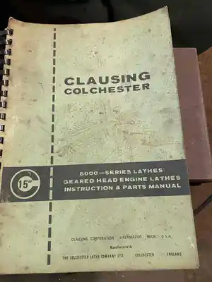 USED 1982 CLAUSING COLCHESTER 15