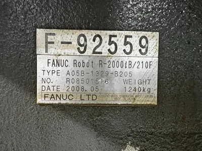 Used 2008 FANUC R-2000iB/210F + R-30iA Robots Michigan US | iGAM Industrial Marketplace #1455541